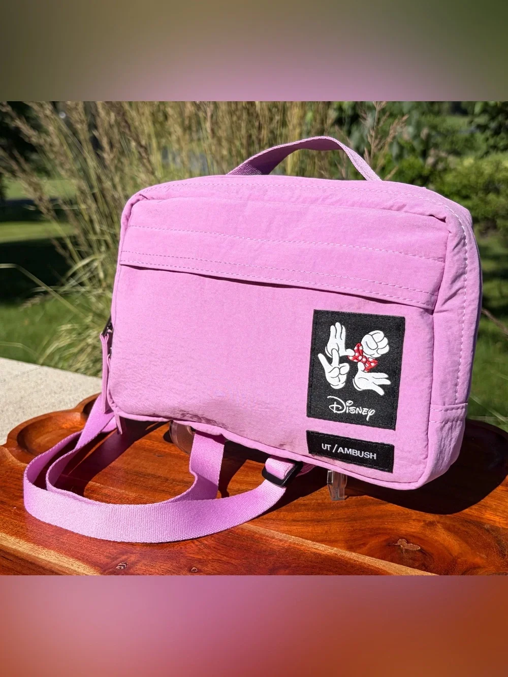 Disney LOVE Minnie Mouse UNIQLO Ambush Crossbody NWOT - Picture 3 of 14